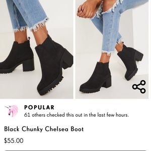 chunky chelsea boot